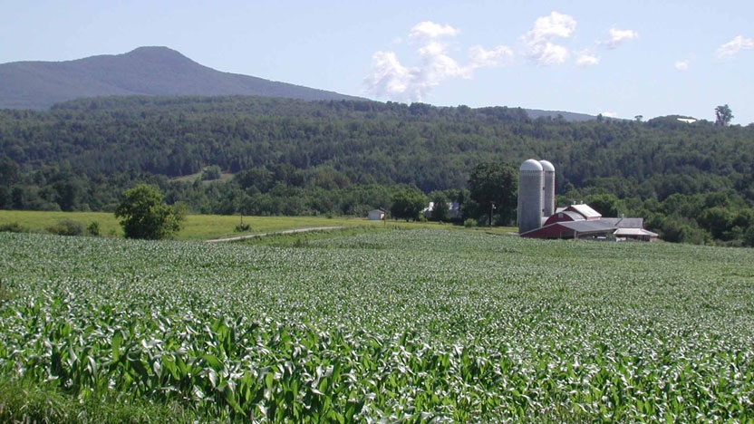 View of a Vermont farm.
