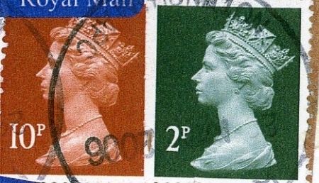 stamp from england