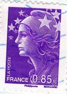 stamp from france
