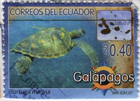 stamp from galapagos