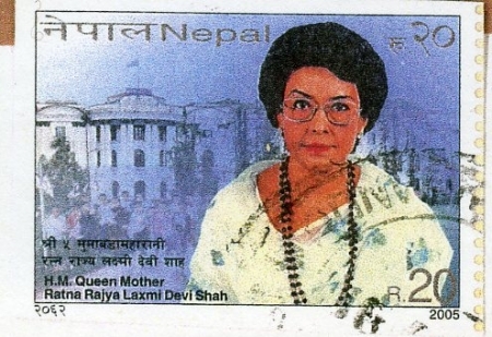 stamp from Nepal