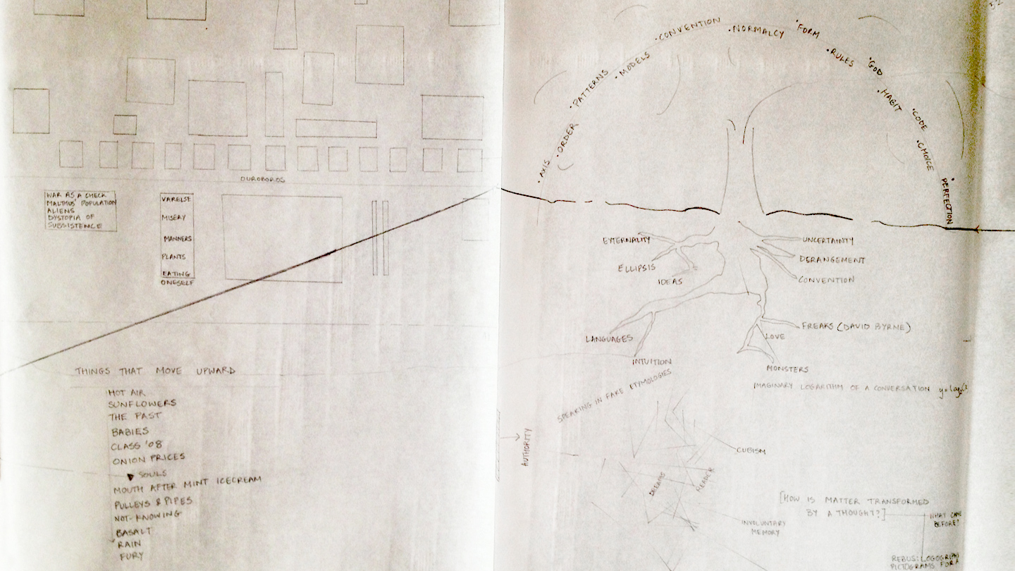 An image of Bread Loaf student creative assignment for her literature class.