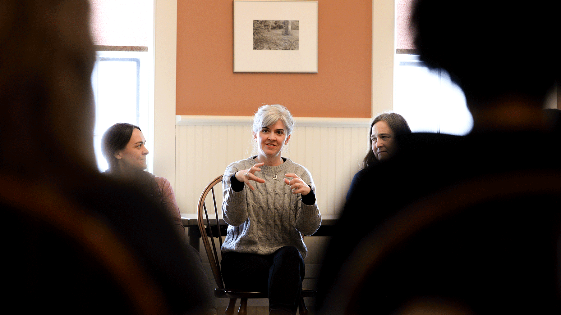participants in discussion