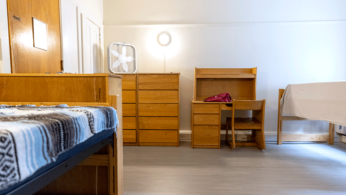 Swarthmore residence hall room