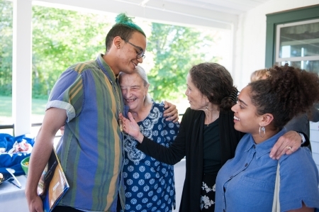 Dixie Goswami at a board of trustees event