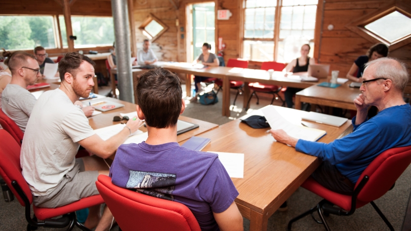 Bread Loaf School of English students sitting in classroom.