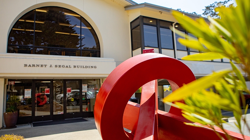 The library at the Middlebury Institute of International Studies