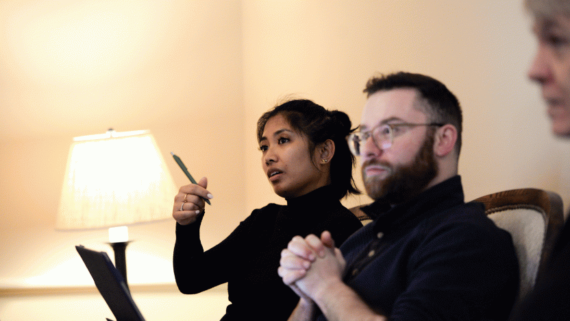 participants in discussion