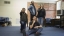 Four BLTN students hold a tableau pose for the camera.