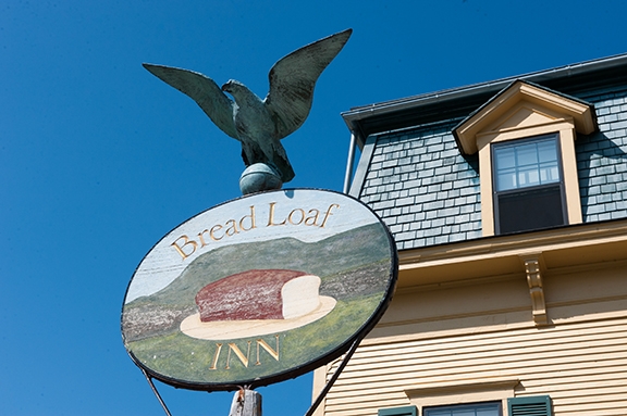 Bread Loaf Inn sign