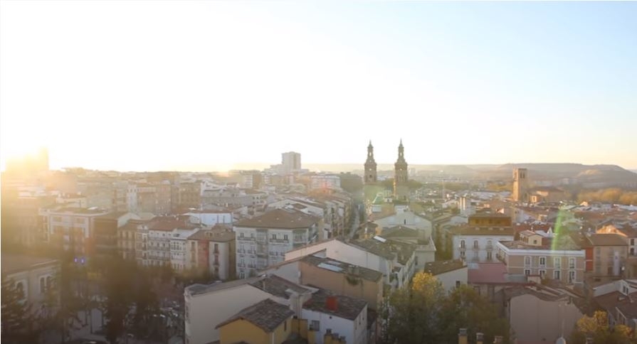 Cityscape seen from above