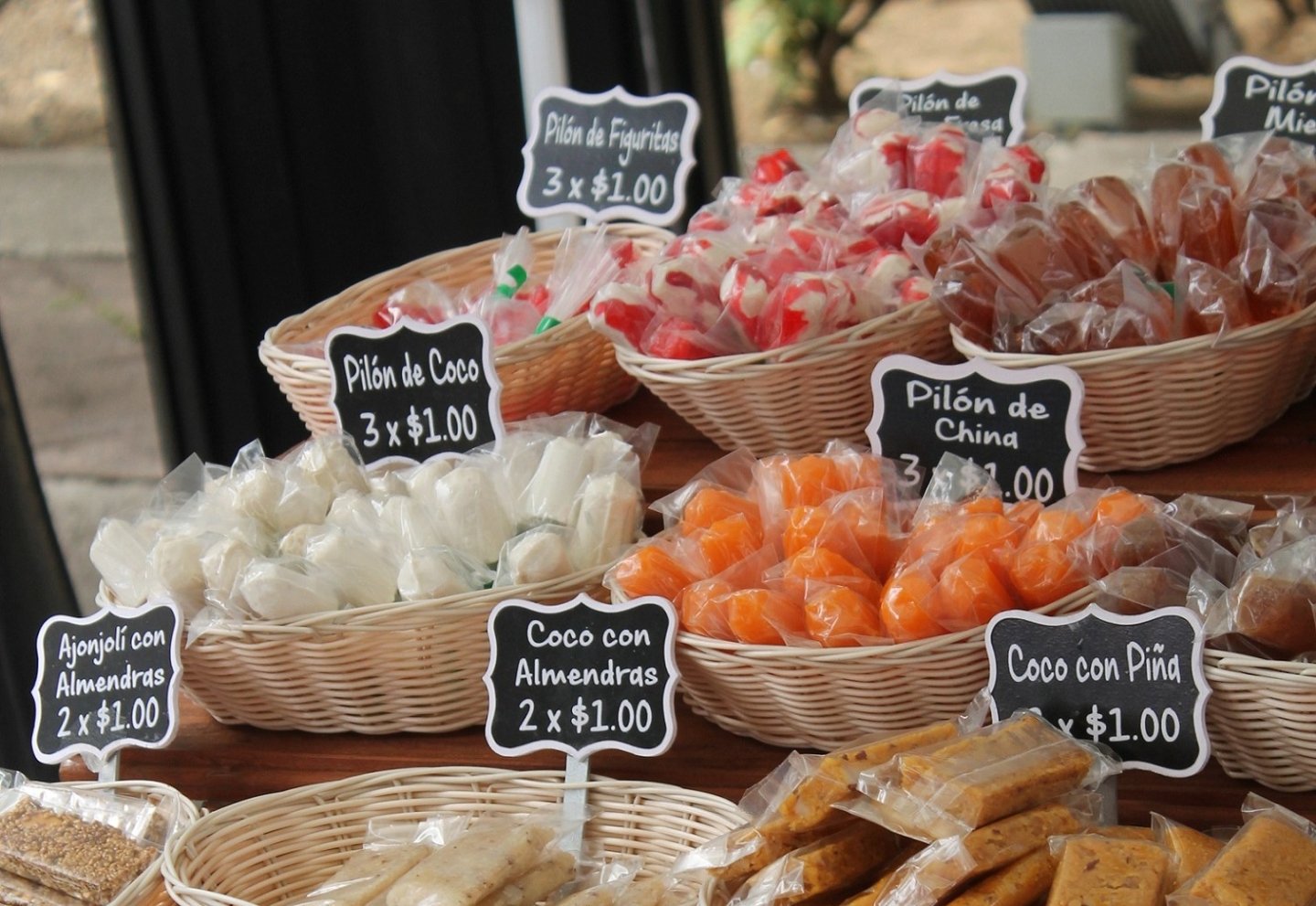 Puerto Rican candy on display