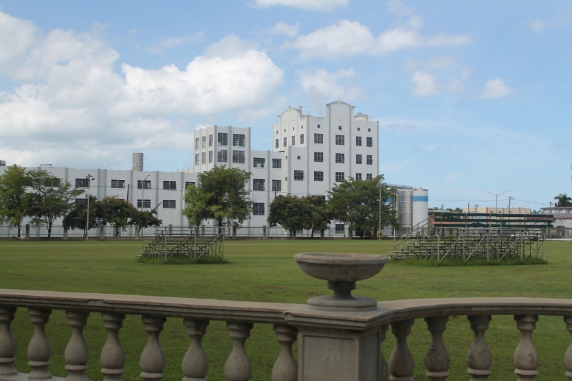 A university athletics field