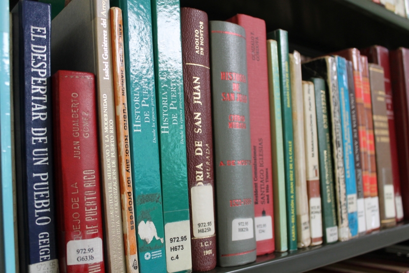 Books in the library about Puerto Rican history