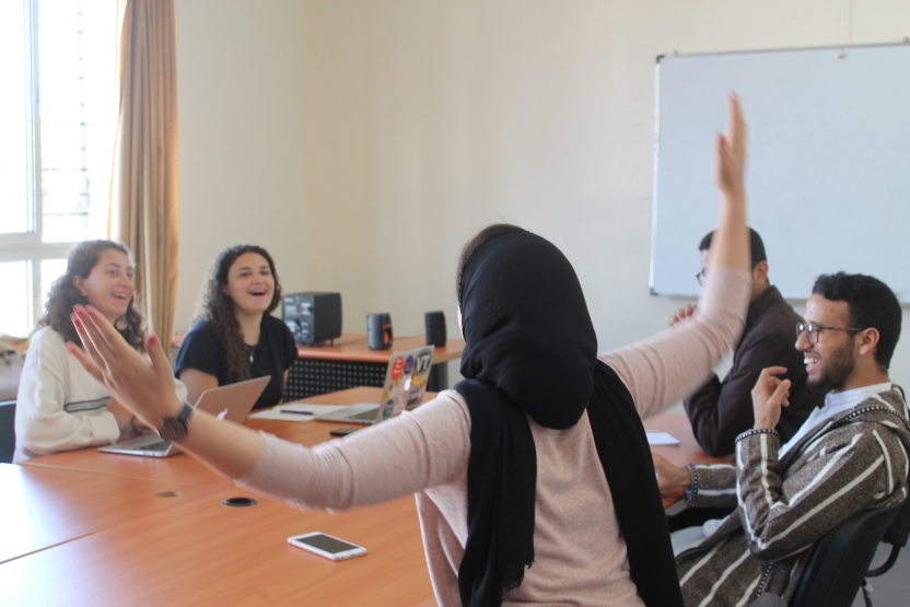 Students in a classroom
