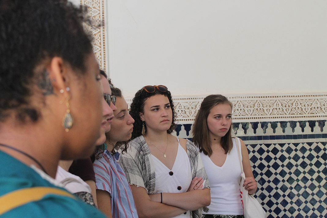 Students in Morocco.
