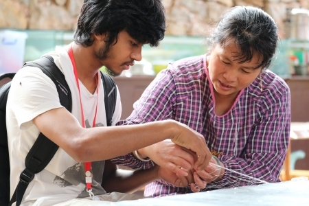 Student with teacher