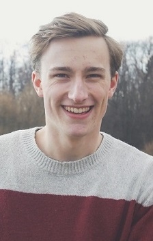 A smiling student