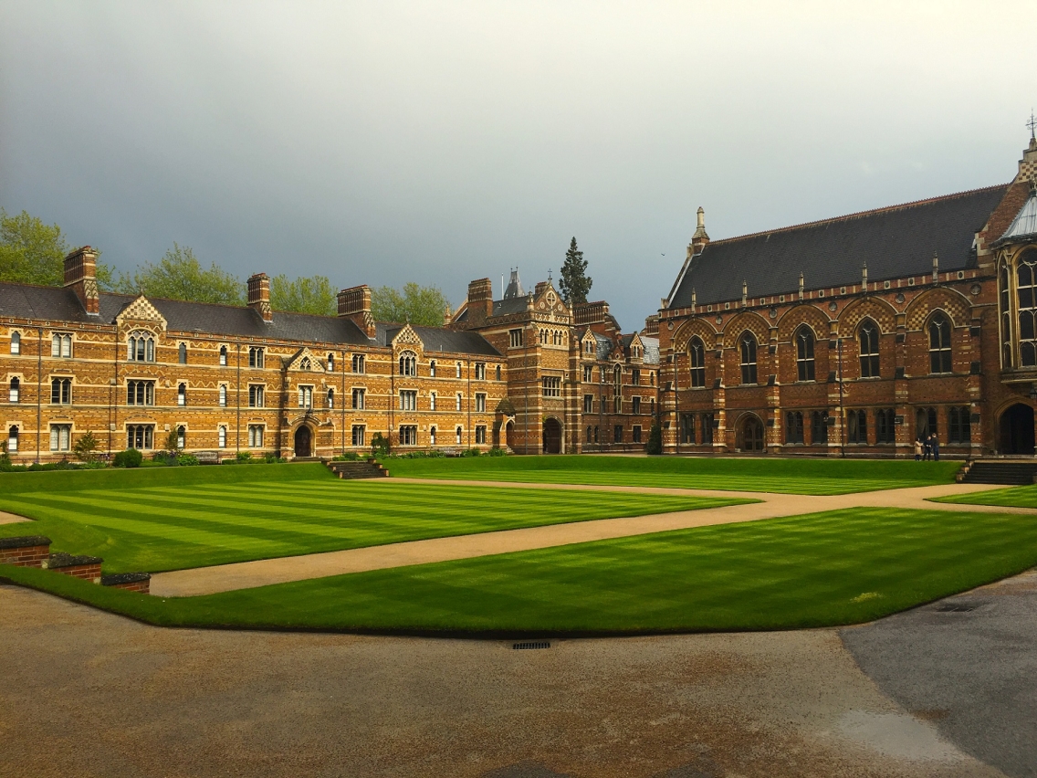The courtyard of Keble College