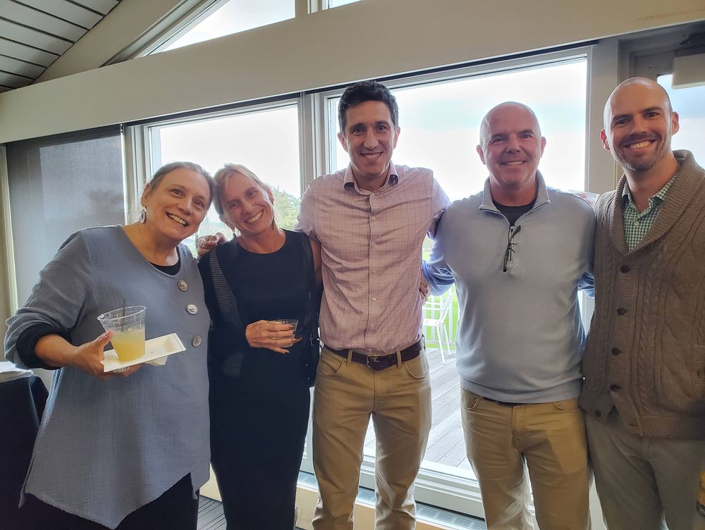 Faculty and staff gathering