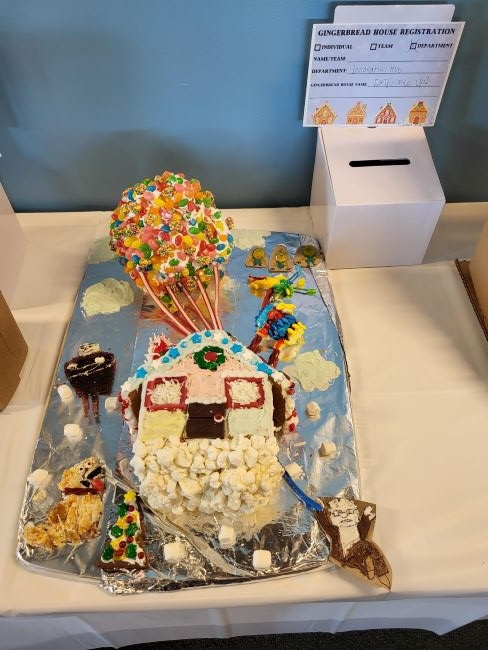 The movie Up and Despicable me Gingerbread scene