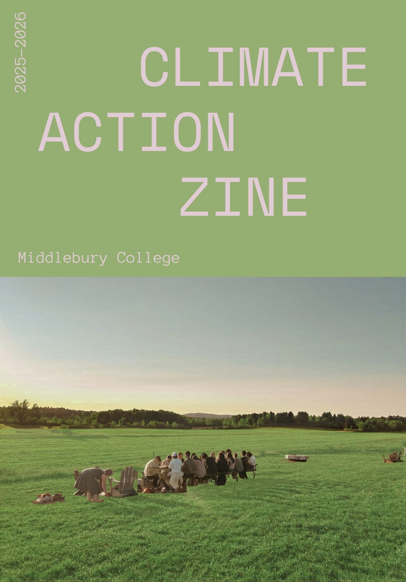 front page of zine 