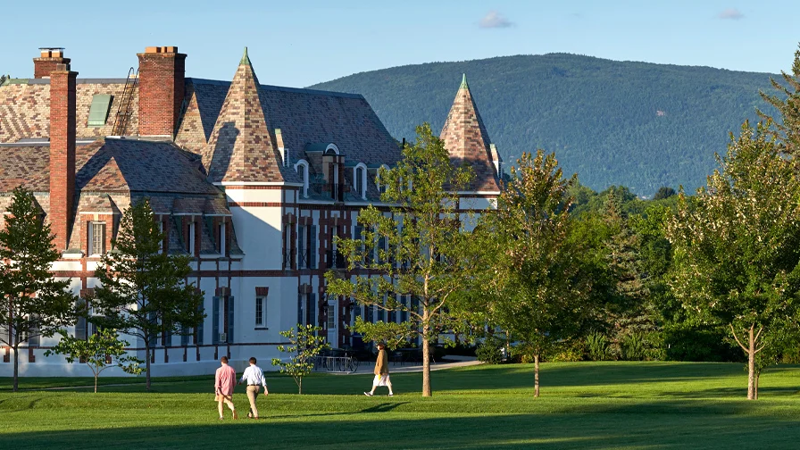 Arial view of part of the Monterey, California waterfront.