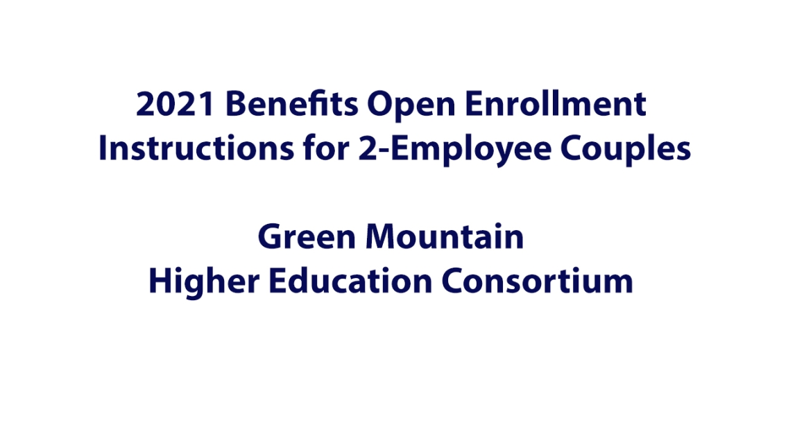 Video Preview Frame for Special Instruction for Two-Employee Couples who Enroll in Family Plans