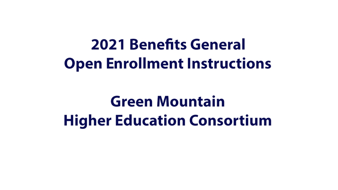Video Preview Frame Open Enrollment Instructions