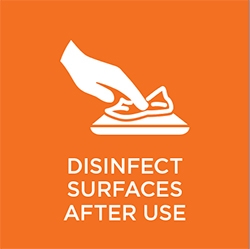 Sign: Disinfect After Use