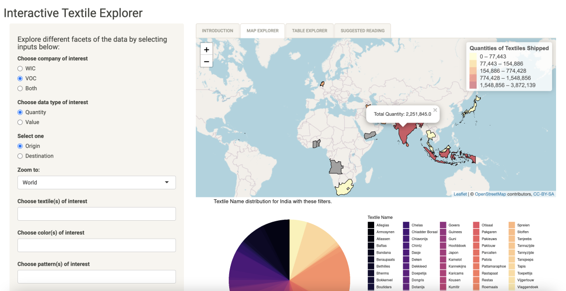 Interactive Textile Explorer