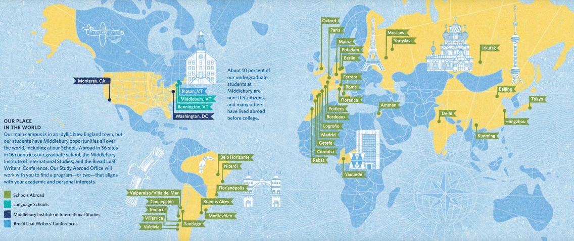 Middlebury World Map