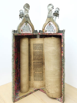 Ancient Torah scroll