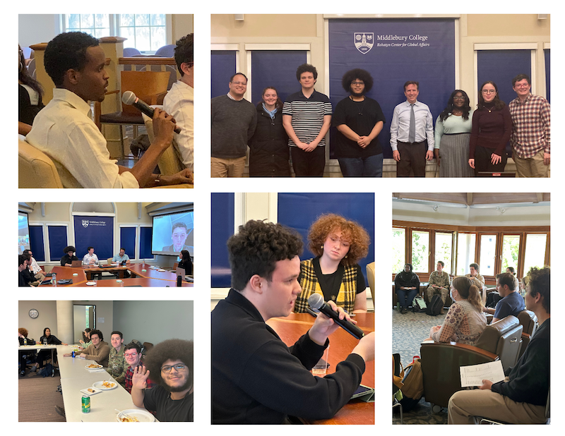 Middlebury College Rohatyn Center student collage