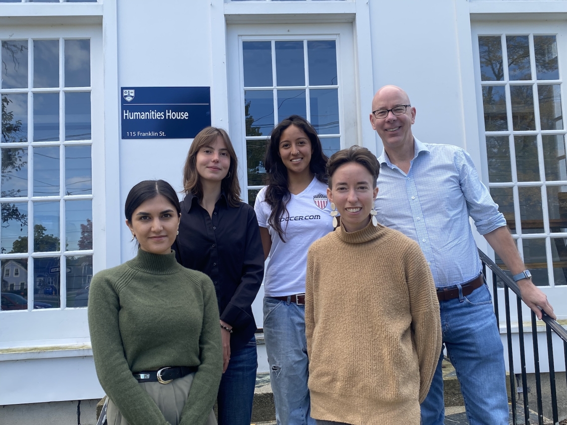 Group Photo of students working on Mellon Foundation Humanities for All Times Migrant Justice