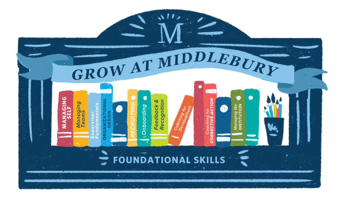 bookshelf with foundational skills
