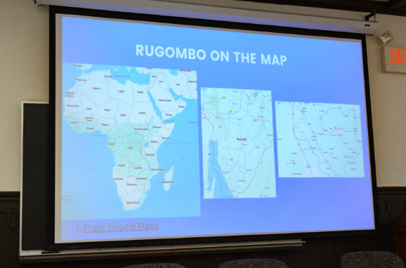A map of Rugombo.