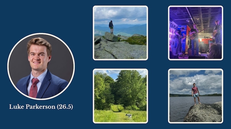 Collage of Luke Parkerson