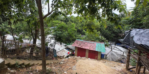 Camp 4 in Cox’s Bazar, near the Bangladesh-Myanmar border, is home to approximately 50,000 displaced Rohingya.