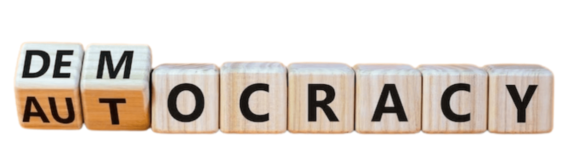 Blocks of "autocracy" and "democracy"