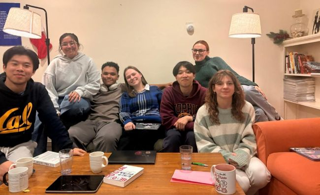 residents in living room