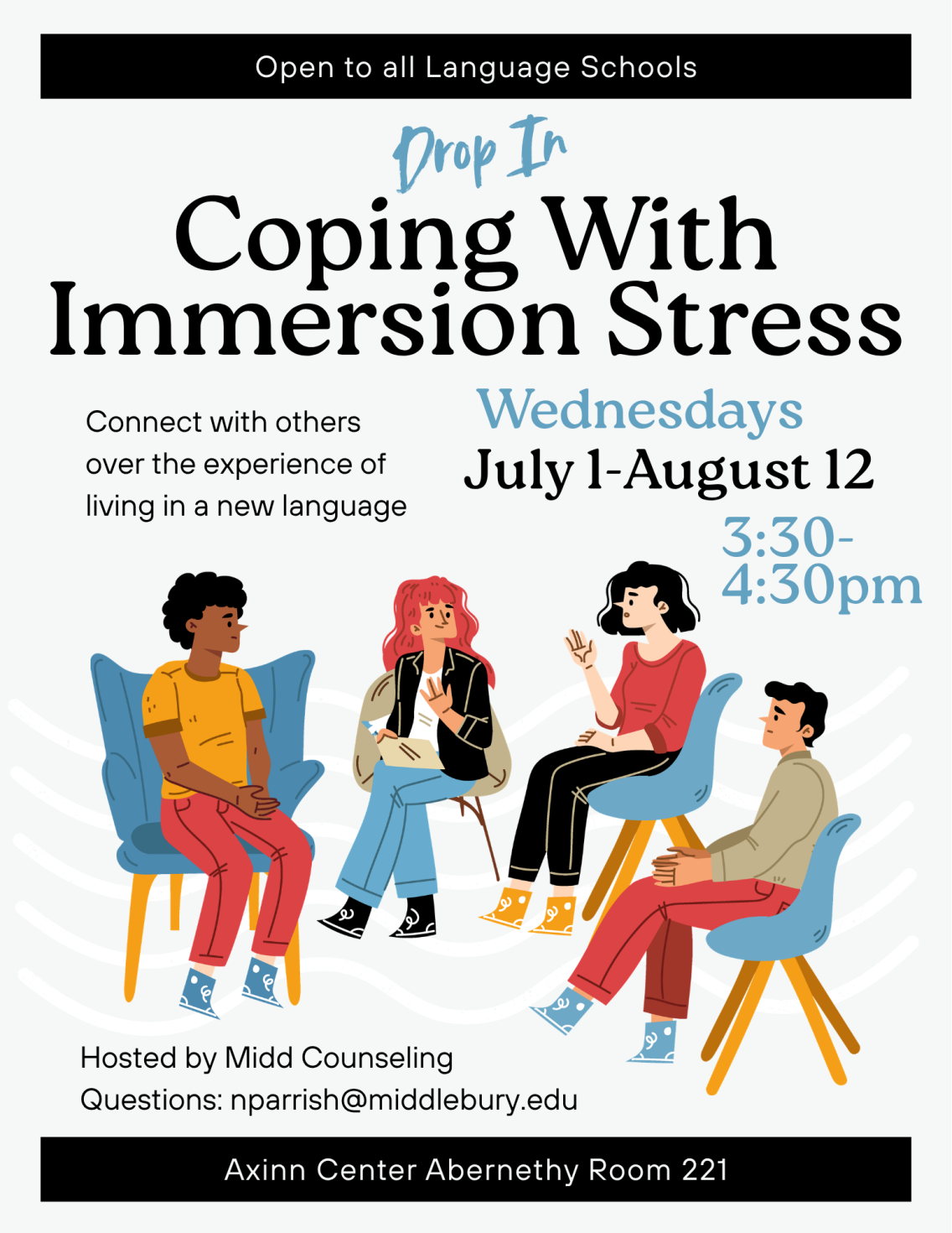 coping with immersion stress flyer