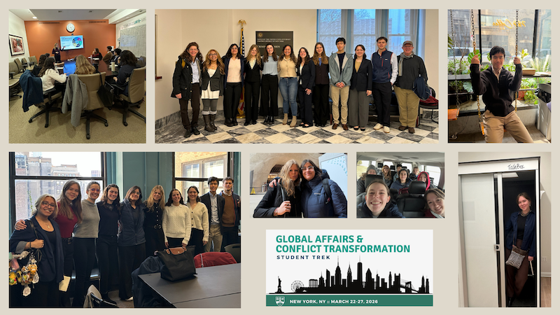 Collage of students in NYC