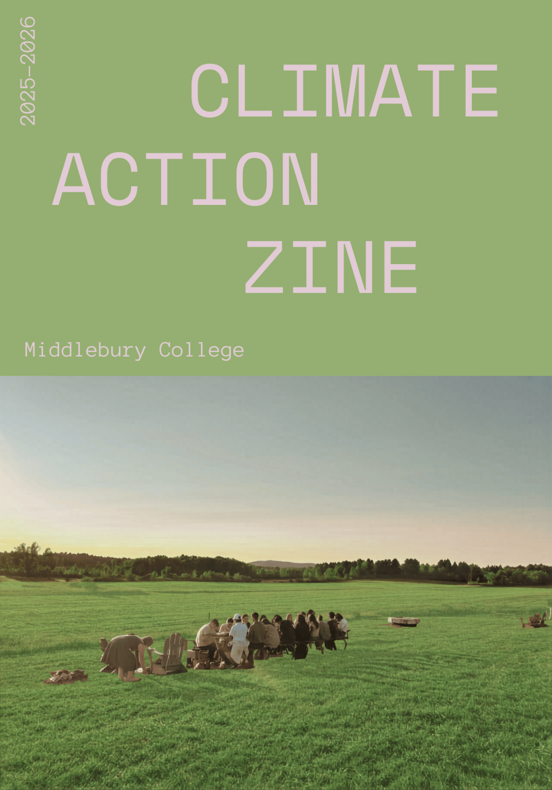 front page of zine 