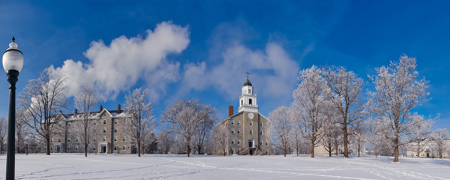 Old Stone Row in Winter