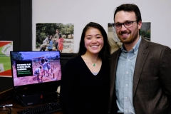 Jessica Duong ’19 and Joshua Corbo ’19