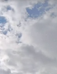 blue sky and white clouds