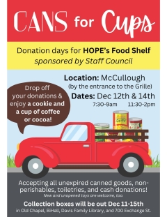 Flier for Cans for Cups