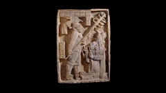 A ceremony on Yaxchilan Lintel