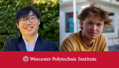 A photo of Kerry Xiao '26 and Colin Cotton '26.